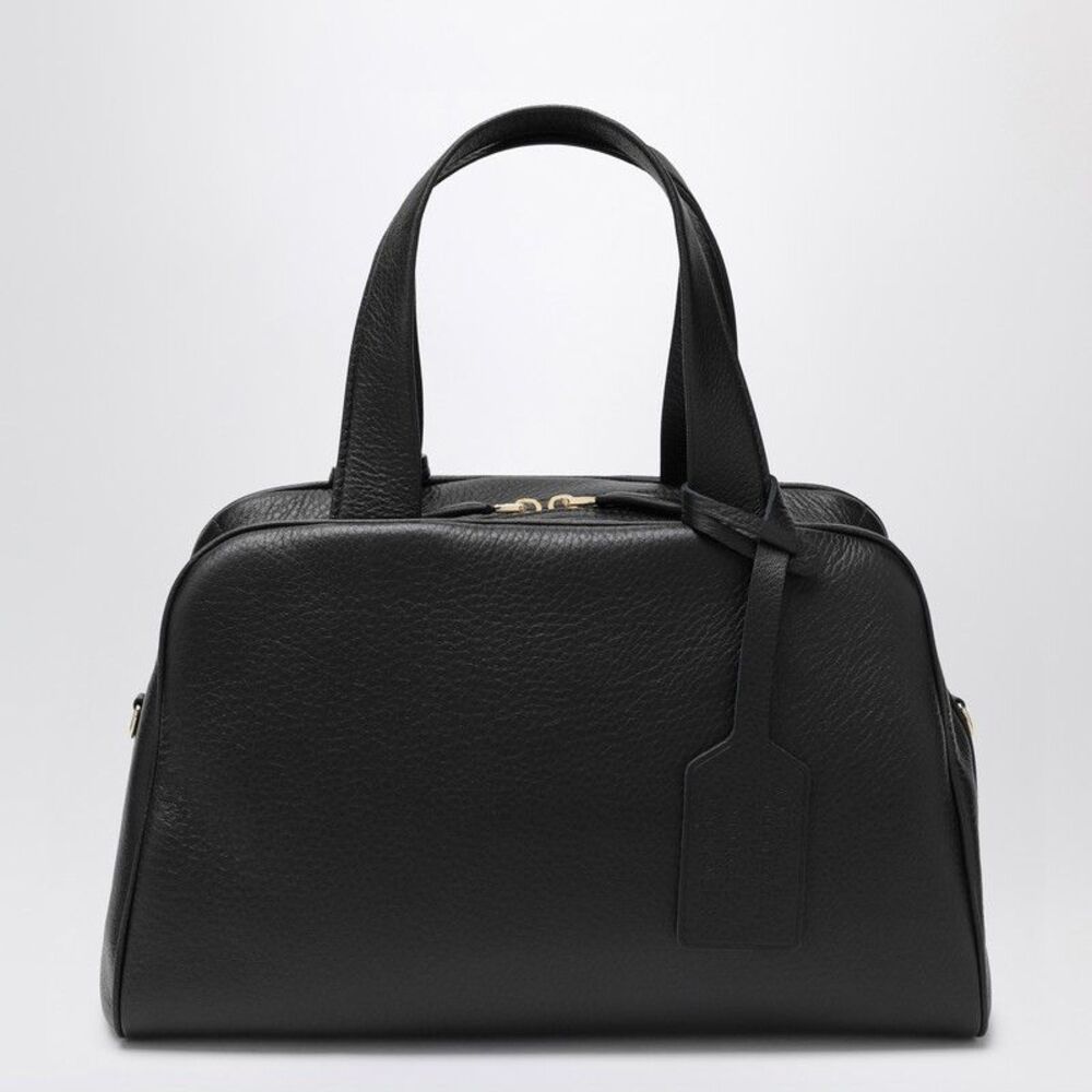 Prada Large Black Leather Satchel Bag Women - Picture 2 of 2